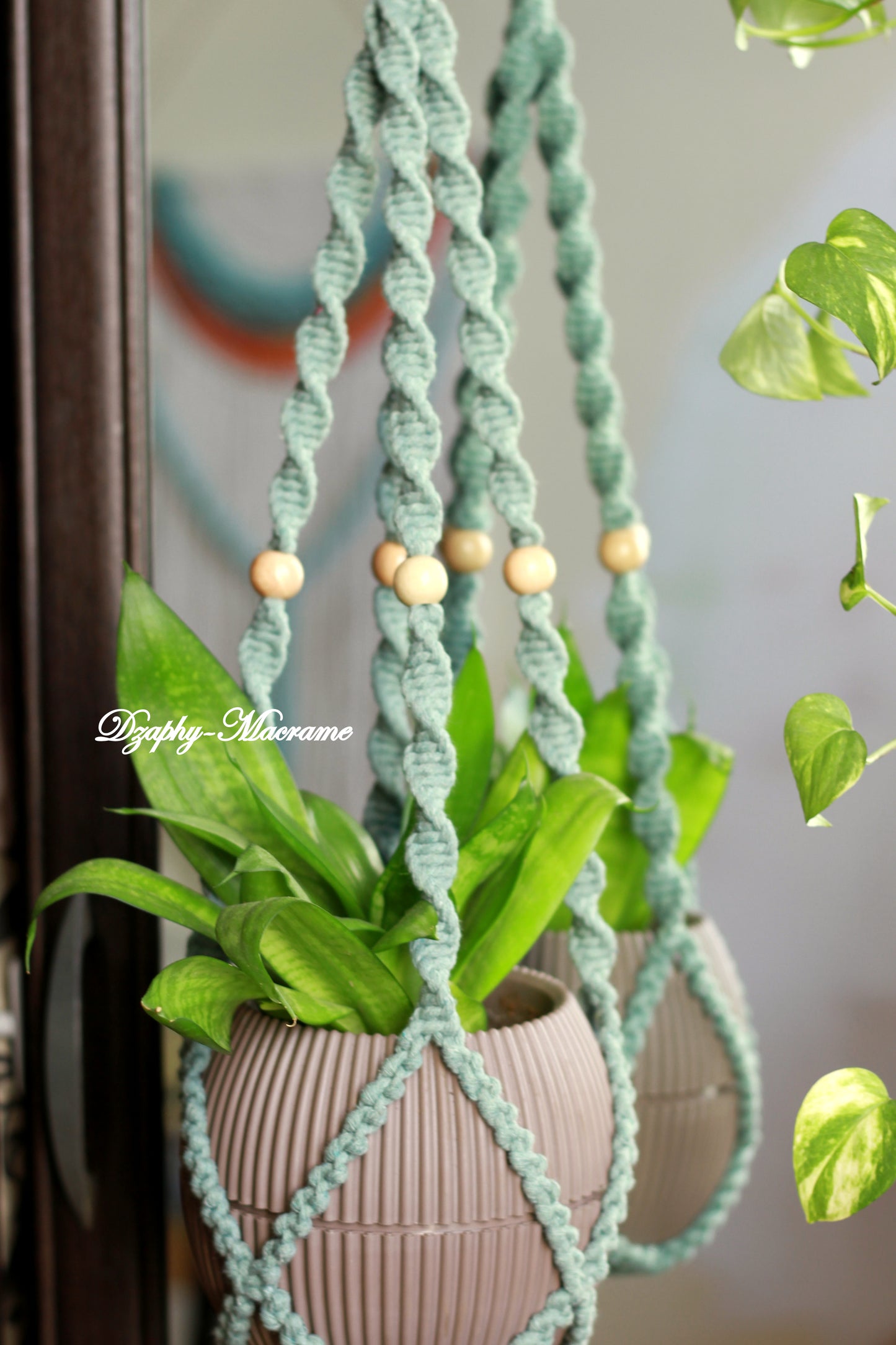 Macrame plant Hanger 110 cm