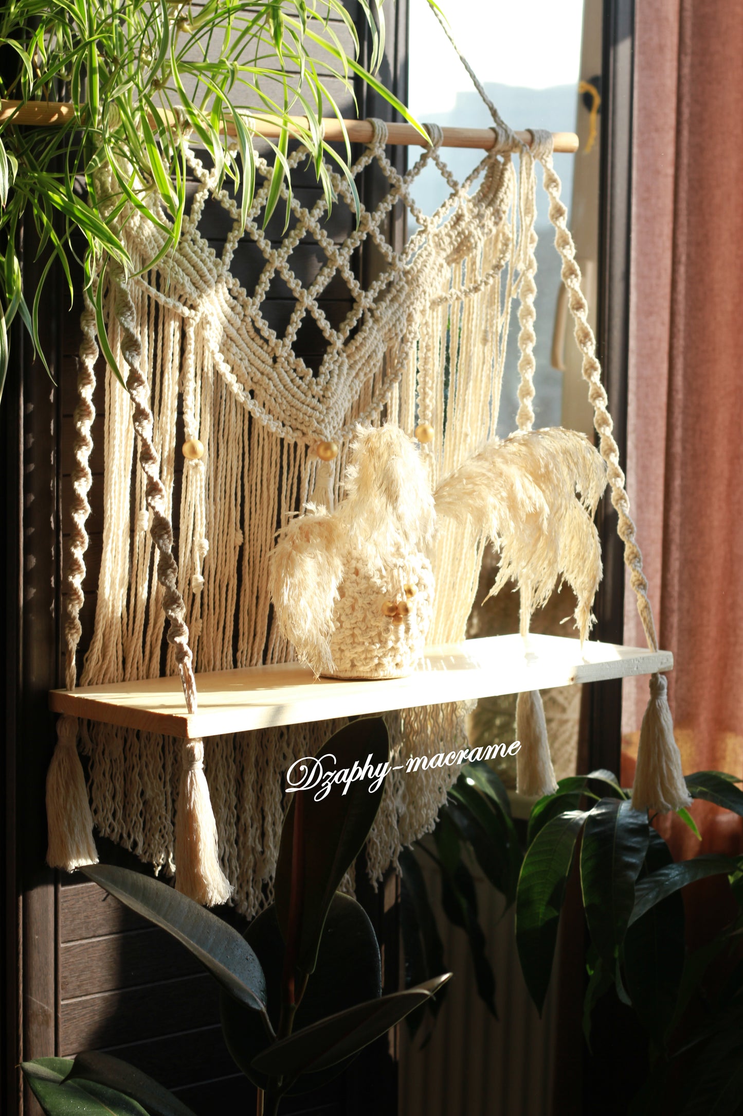 Macrame Shelf