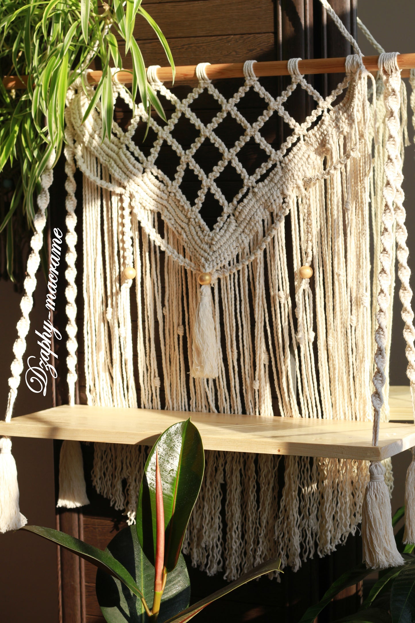 Macrame Shelf