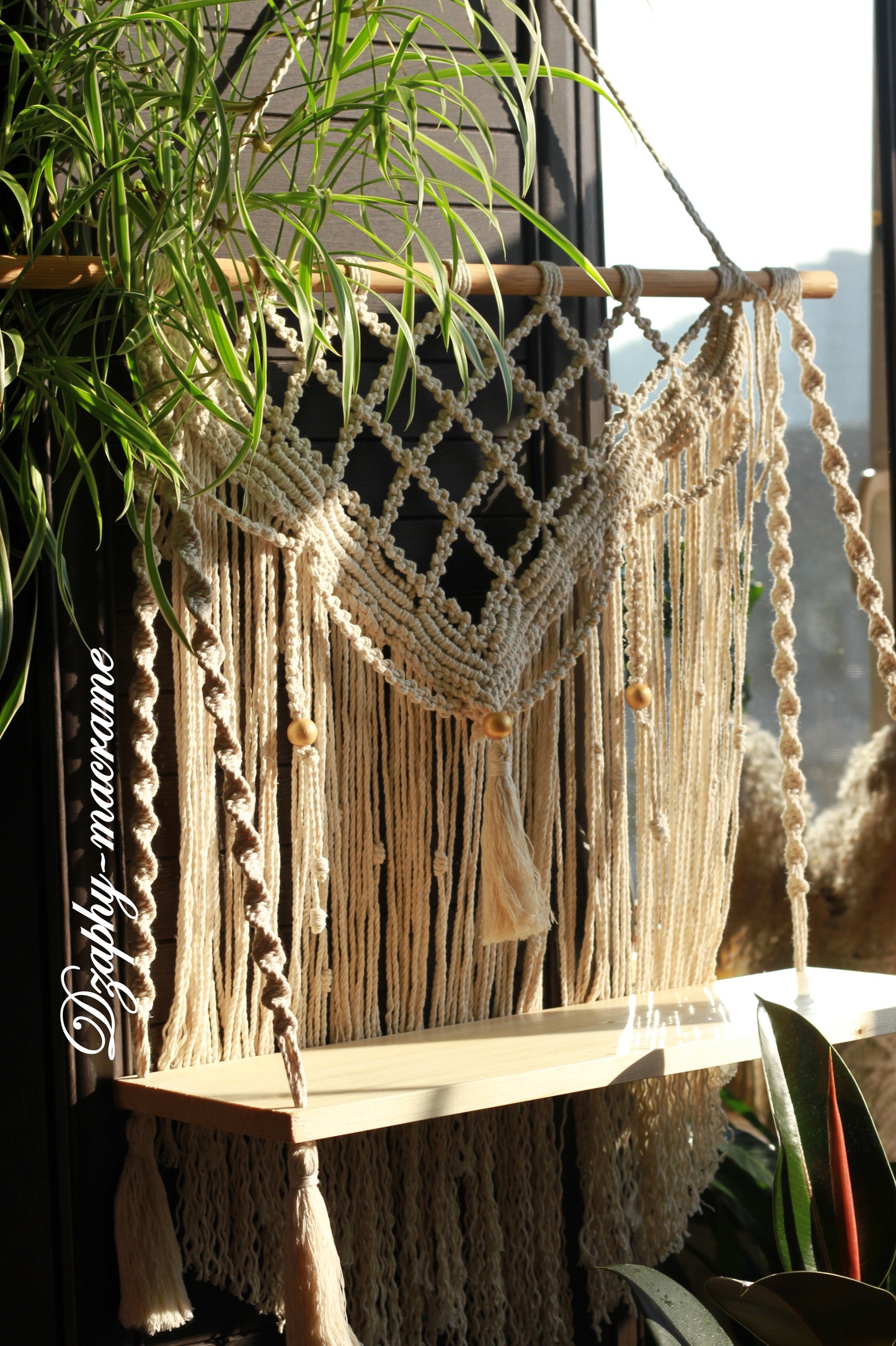 Macrame Shelf