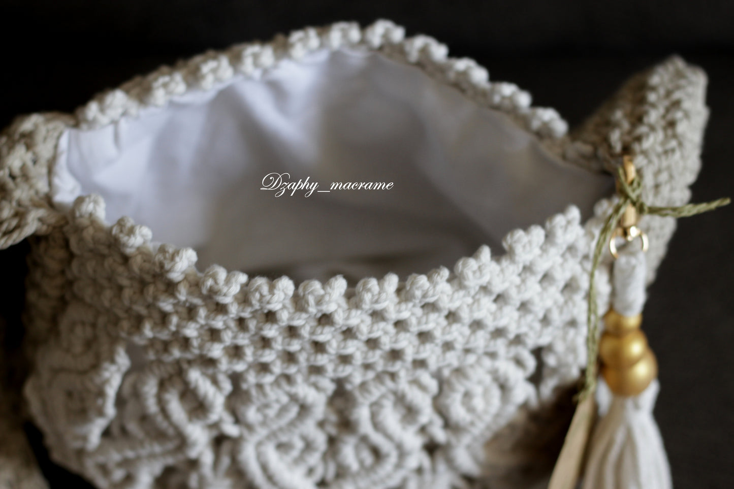 Macrame Bag- მაკრამეს ჩანთა.