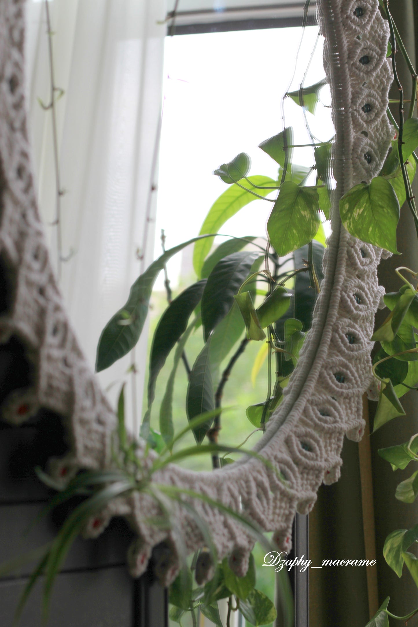 Macrame Mirror 60/70 cm