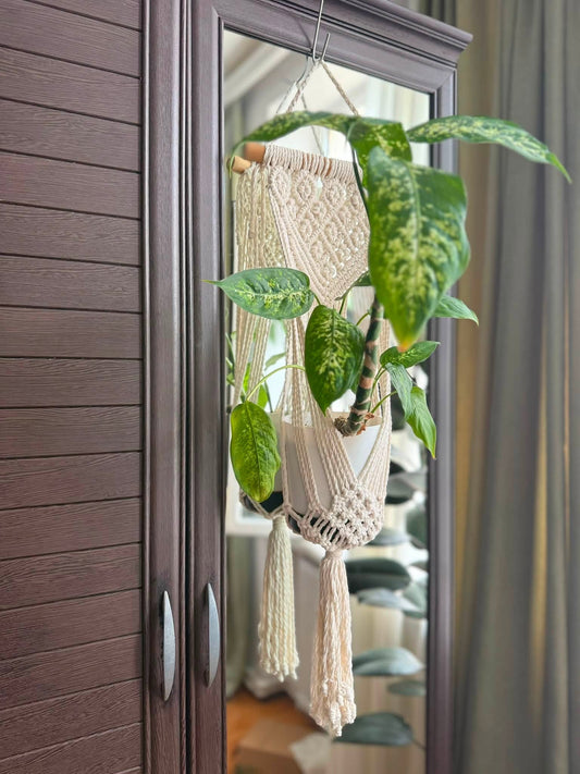 Plant Hanger  მაკრამეს საკიდი საყვავილე 69/99cm