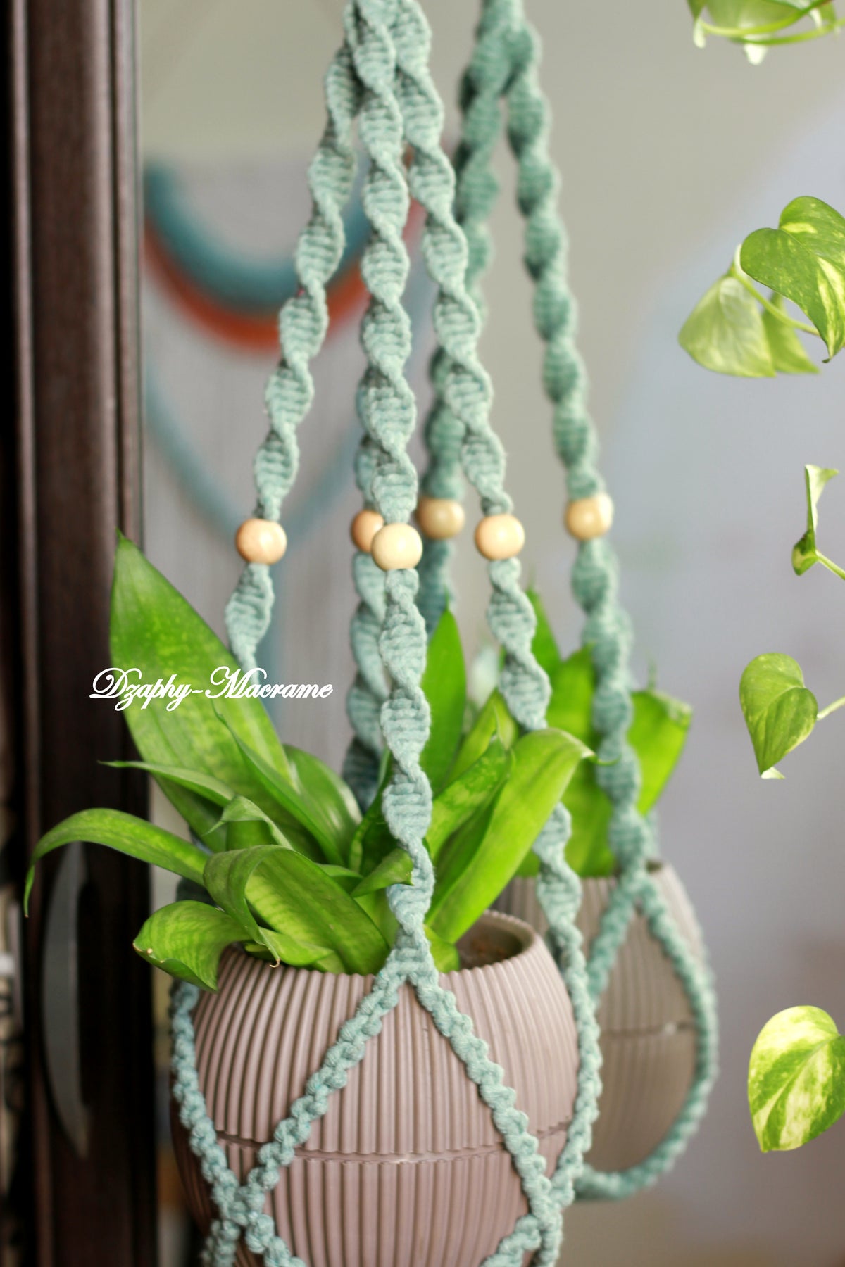 Macrame plant Hanger 110 cm