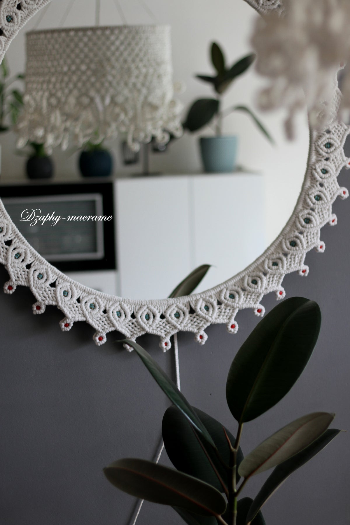 Macrame Mirror 60/70 cm შეკვეთით!
