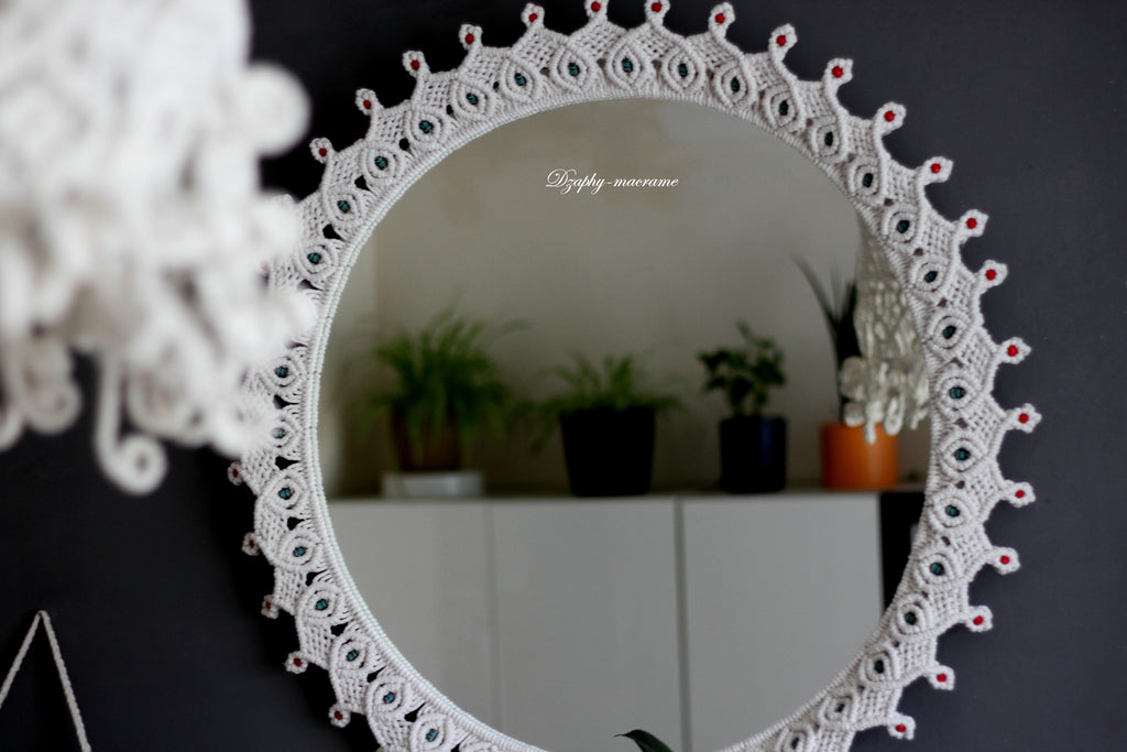 Macrame Mirror 60/70 cm შეკვეთით!