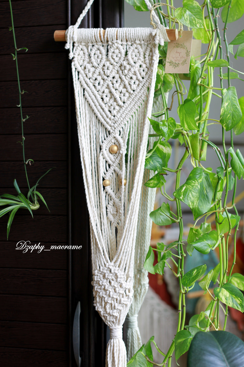 Plant Hanger  მაკრამეს საკიდი საყვავილე 69/99cm
