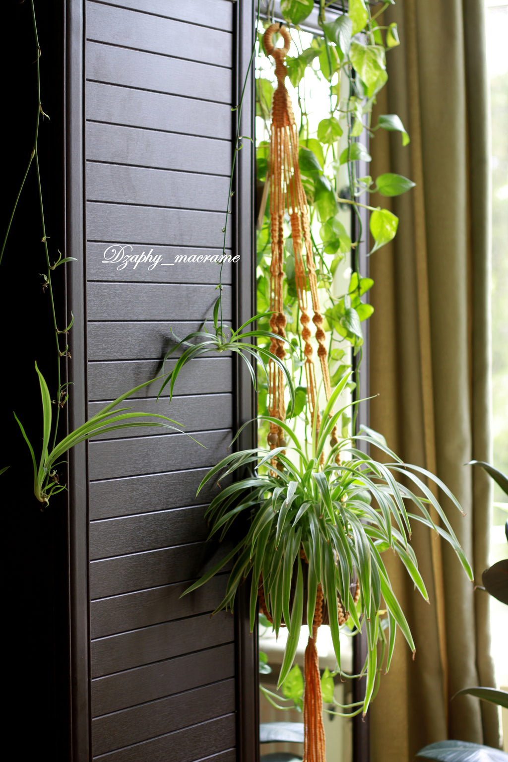 მაკრამეს კაშპო  95 სმ /130  - Macrame Plant Hanger