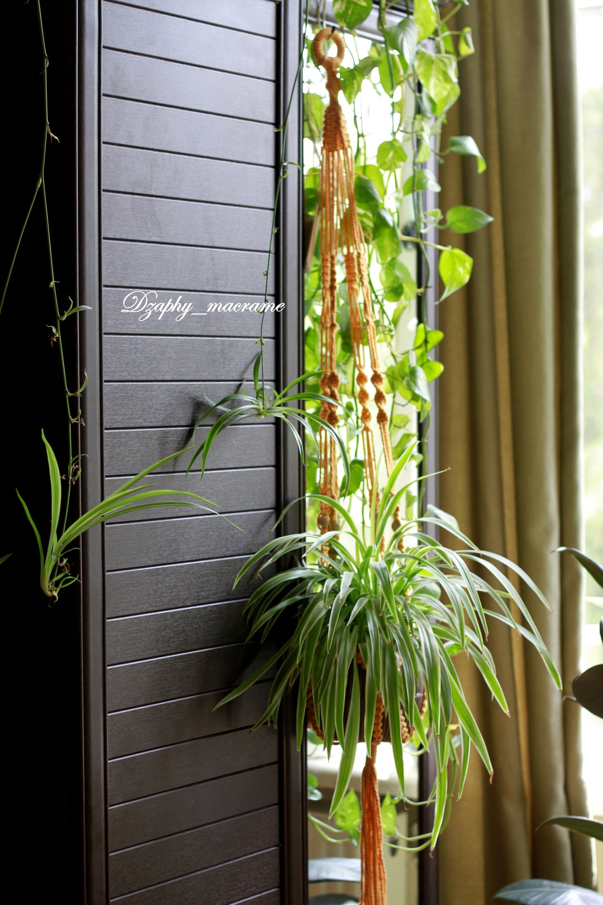 მაკრამეს კაშპო  95 სმ /130  - Macrame Plant Hanger