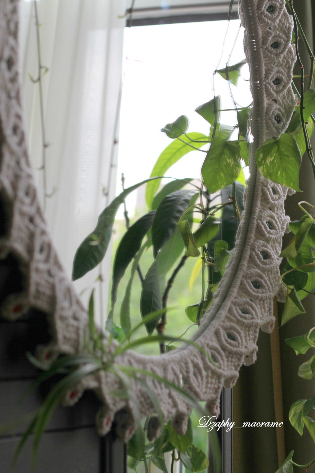 Macrame Mirror 60/70 cm შეკვეთით!