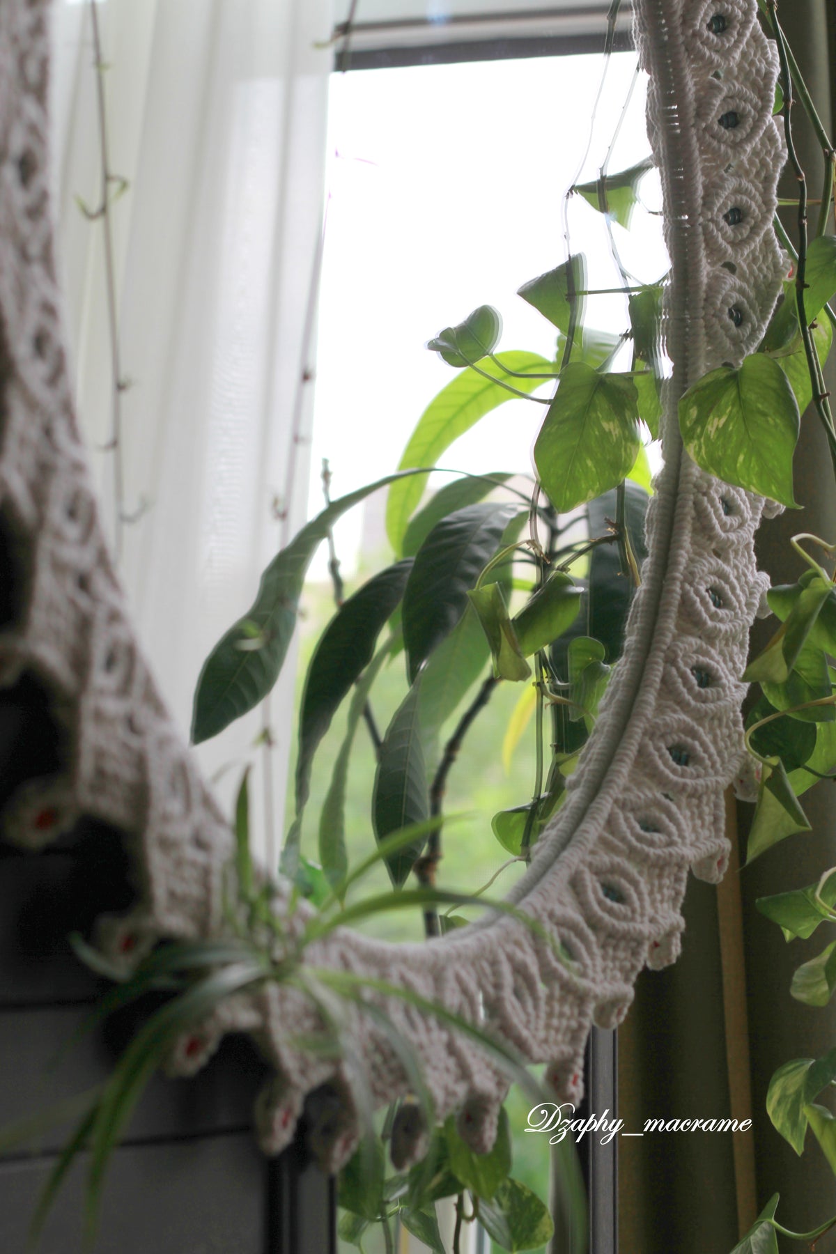 Macrame Mirror 60/70 cm შეკვეთით!