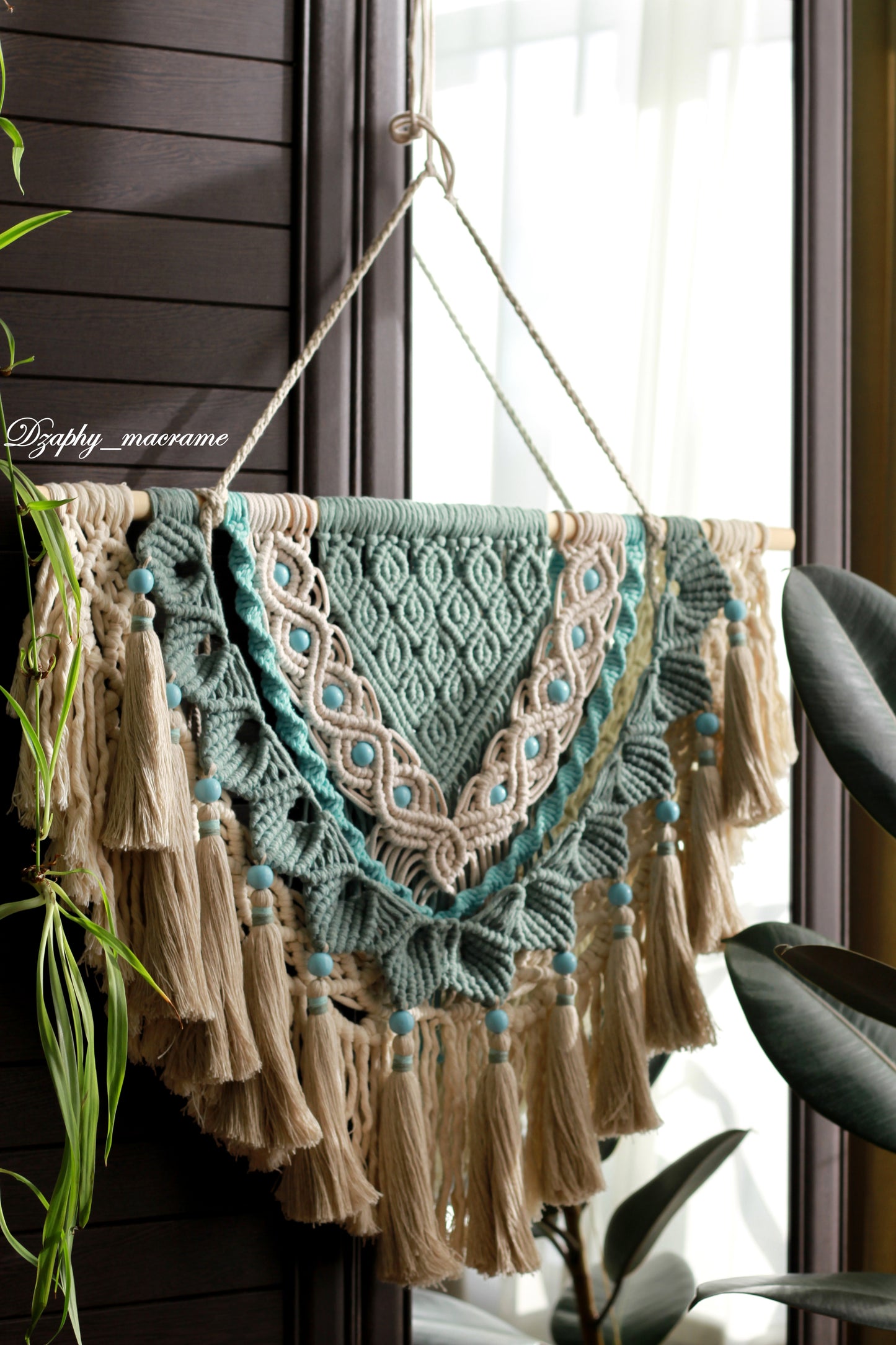 Wall Decor Macrame - კედლის დეკორი 62/72 cm