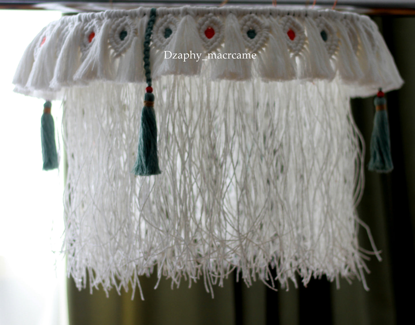 მაკრამეს ჭაღი - Macrame chandelier 50/40