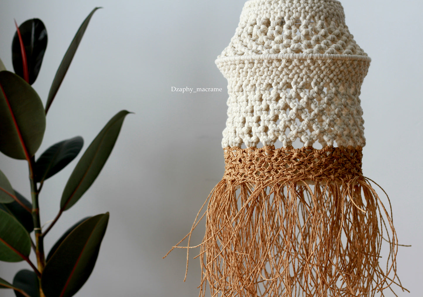 Macrame Chandelier  diameter 25/54 cm