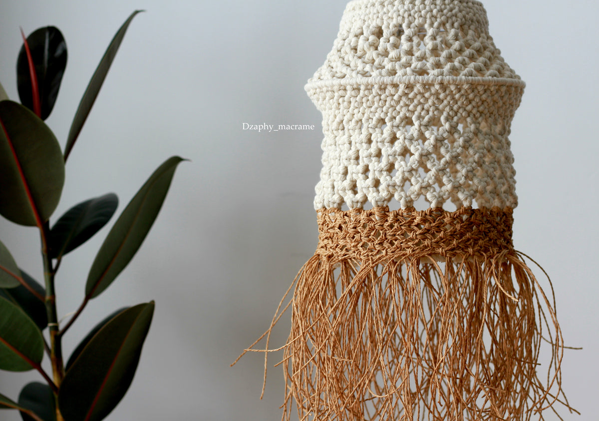 Macrame Chandelier  diameter 25/54 cm