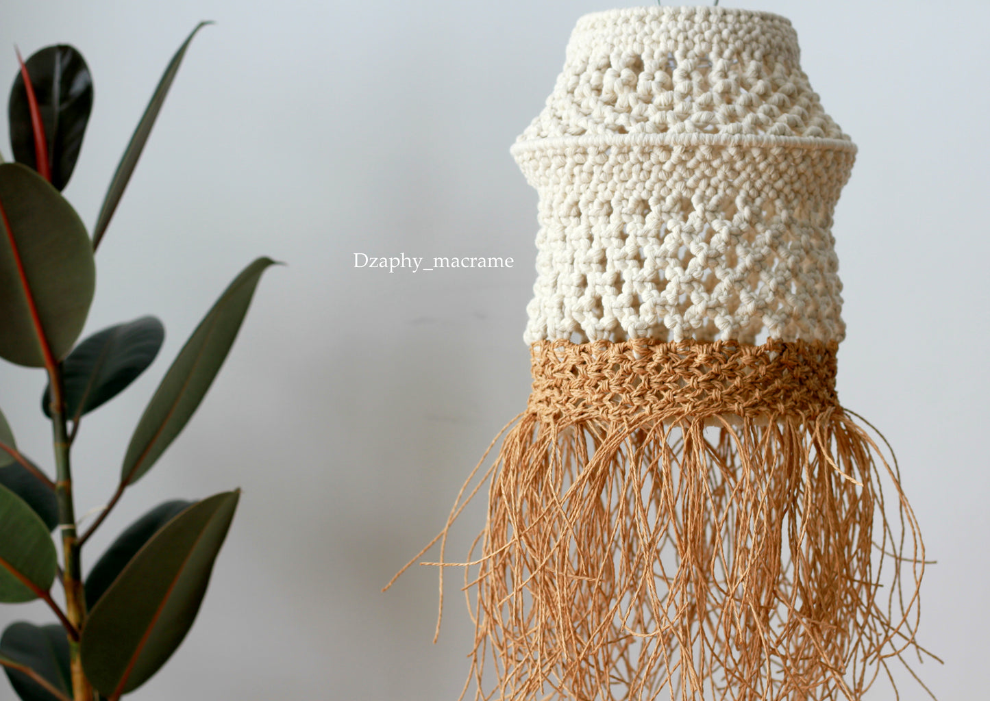 Macrame Chandelier  diameter 25/54 cm