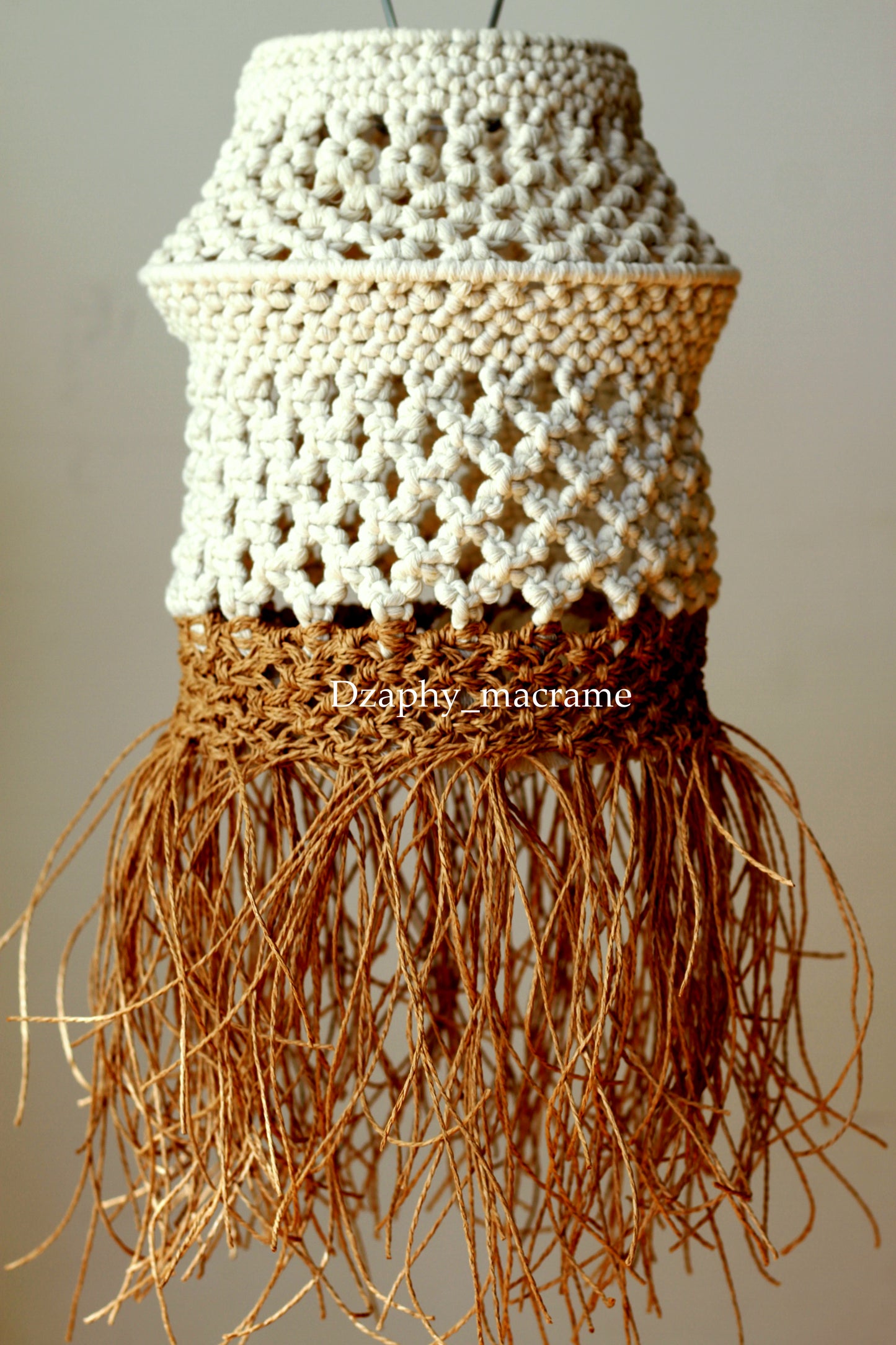 Macrame Chandelier  diameter 25/54 cm