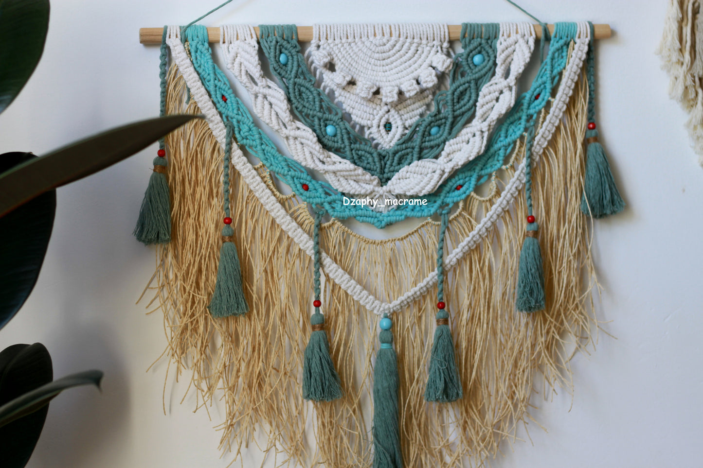 კედლის პანო მაკრამე - Macrame Wall Decor  60/80 cm