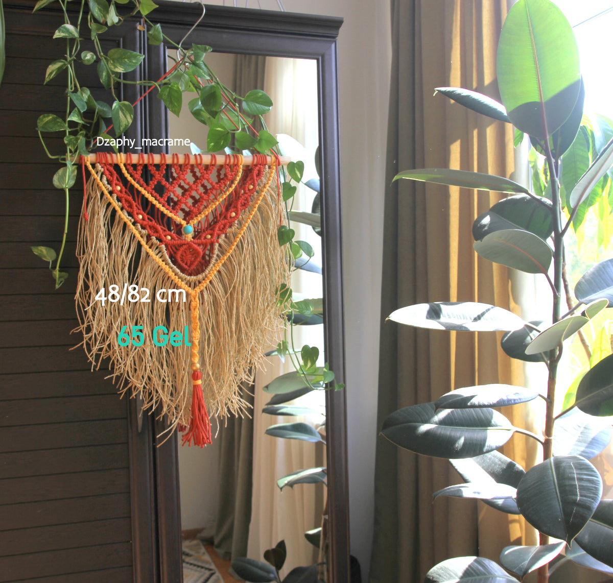 Macrame wall Decor 48/82 cm